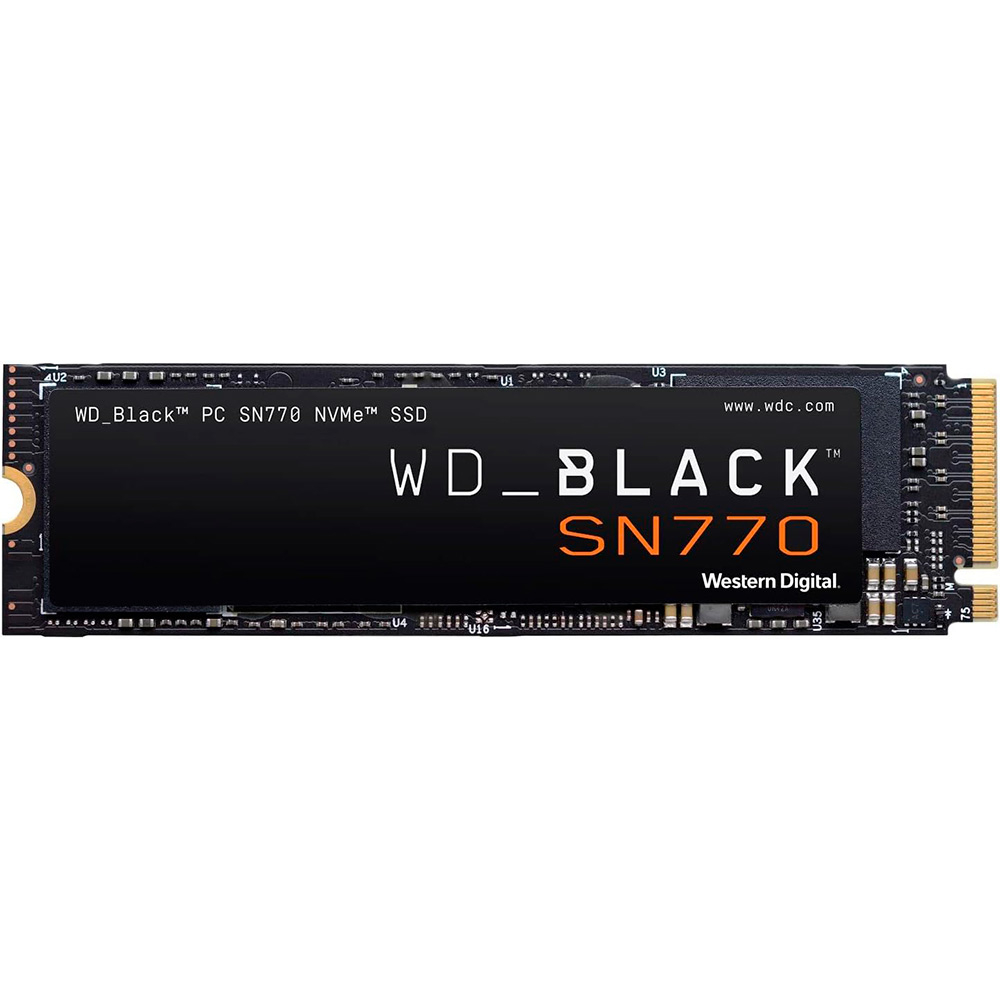 SSD M.2 2280 WD_Black SN770 500GB 3D NAND NVMe PCIe Gen 4.0x4 1